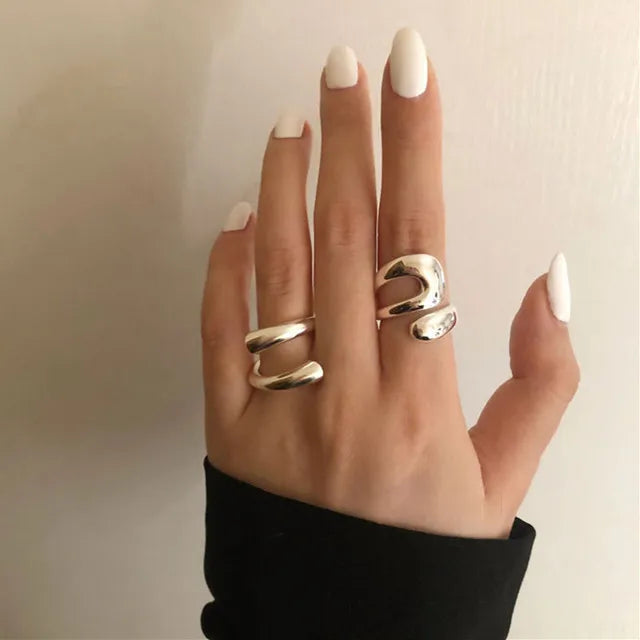 Anel Party Minimalista