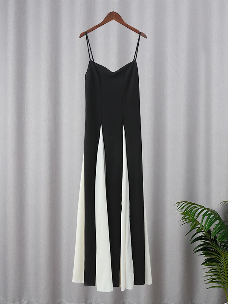 Vestido Elegant Black White
